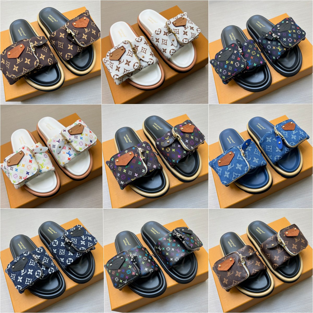 LV  slippers