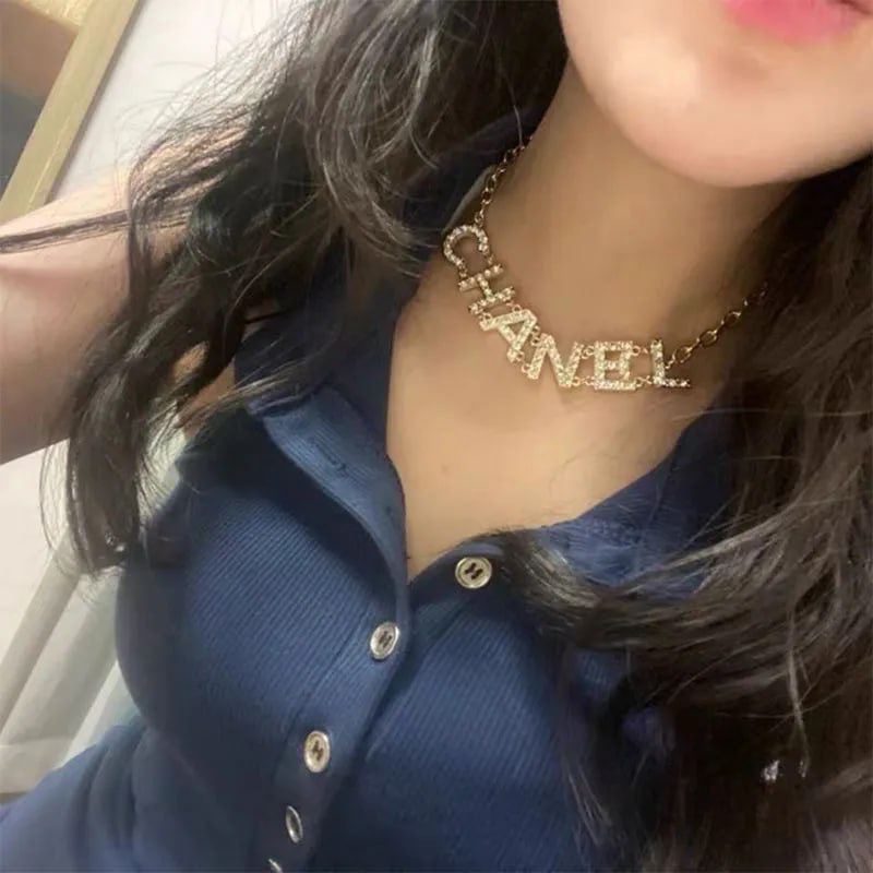 Chanel clavicle necklace