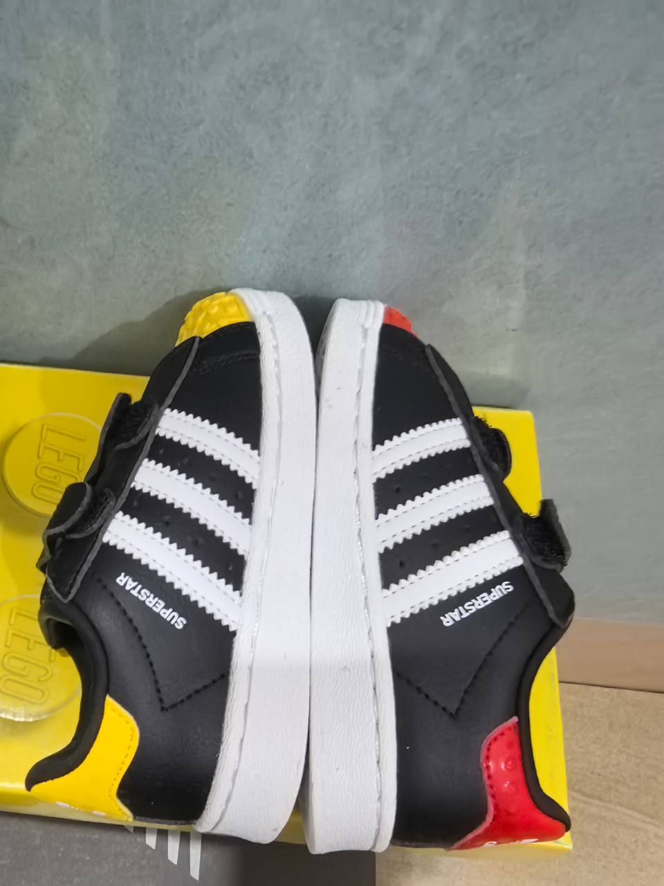 Shell head Velcro one pedal top layer soft leather children's board shoes men's and women's children's shoes CS039