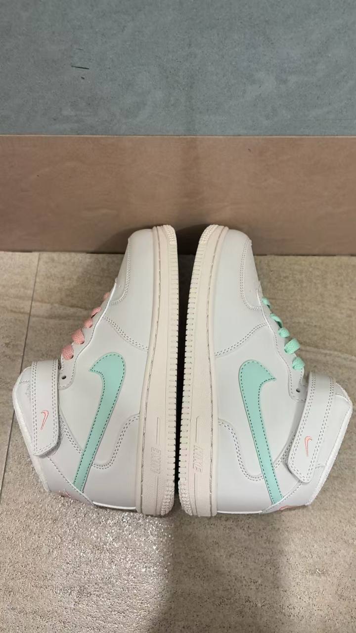 Air Force One Mid-help Velcro Lace-up Children's Shoes New Children's Sneakers Sneakers 930