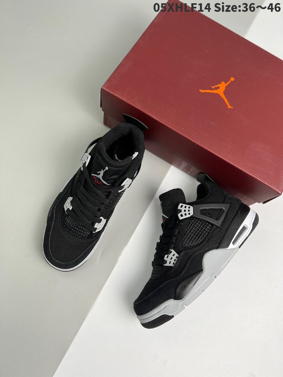 Air Jordan 4 Retro Navy Oreo Black Top 