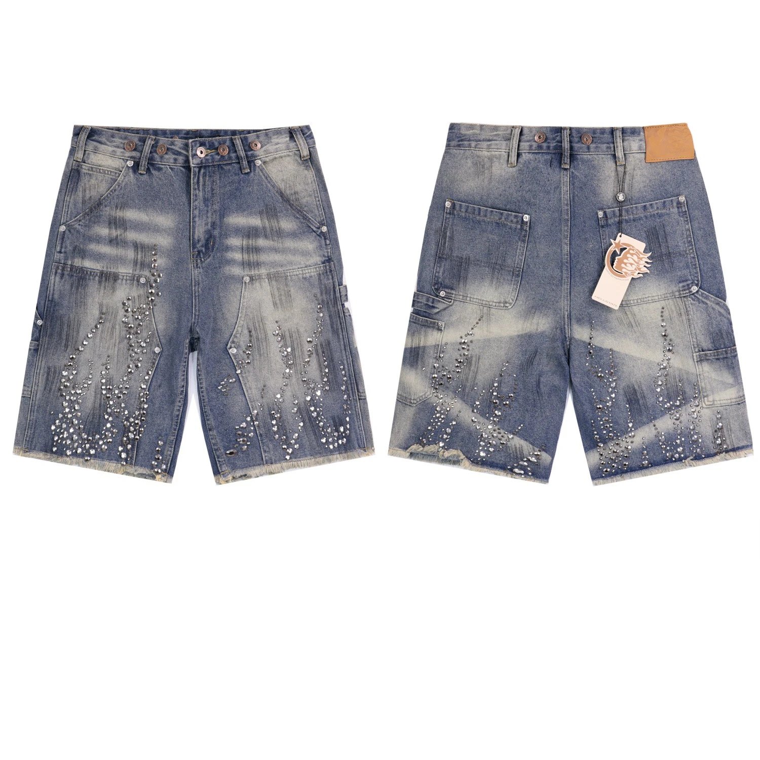 Hellstar denim shorts