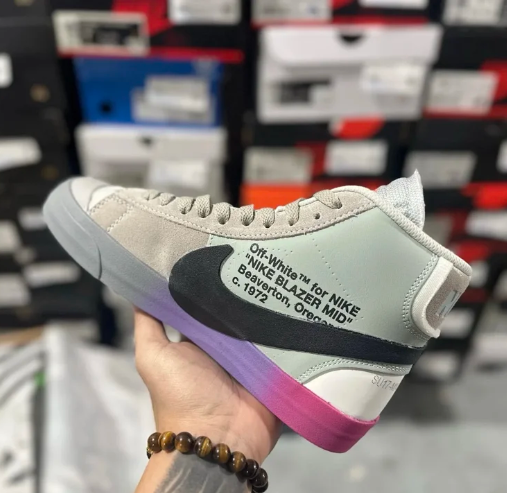Nike mid top shoes