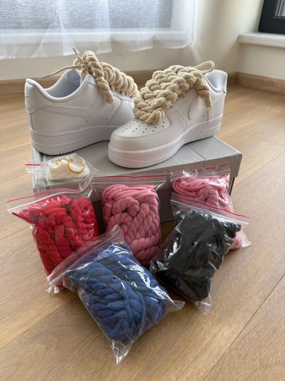 AIR FORCE 1 ROPE LACES SHOES