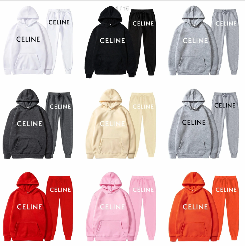 CELINE hoodie suit