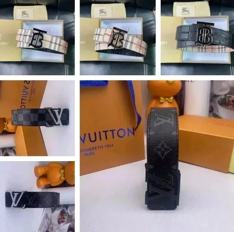 Gift Box Louis Vuitton & Burberry & Gucci & Fendi Belt